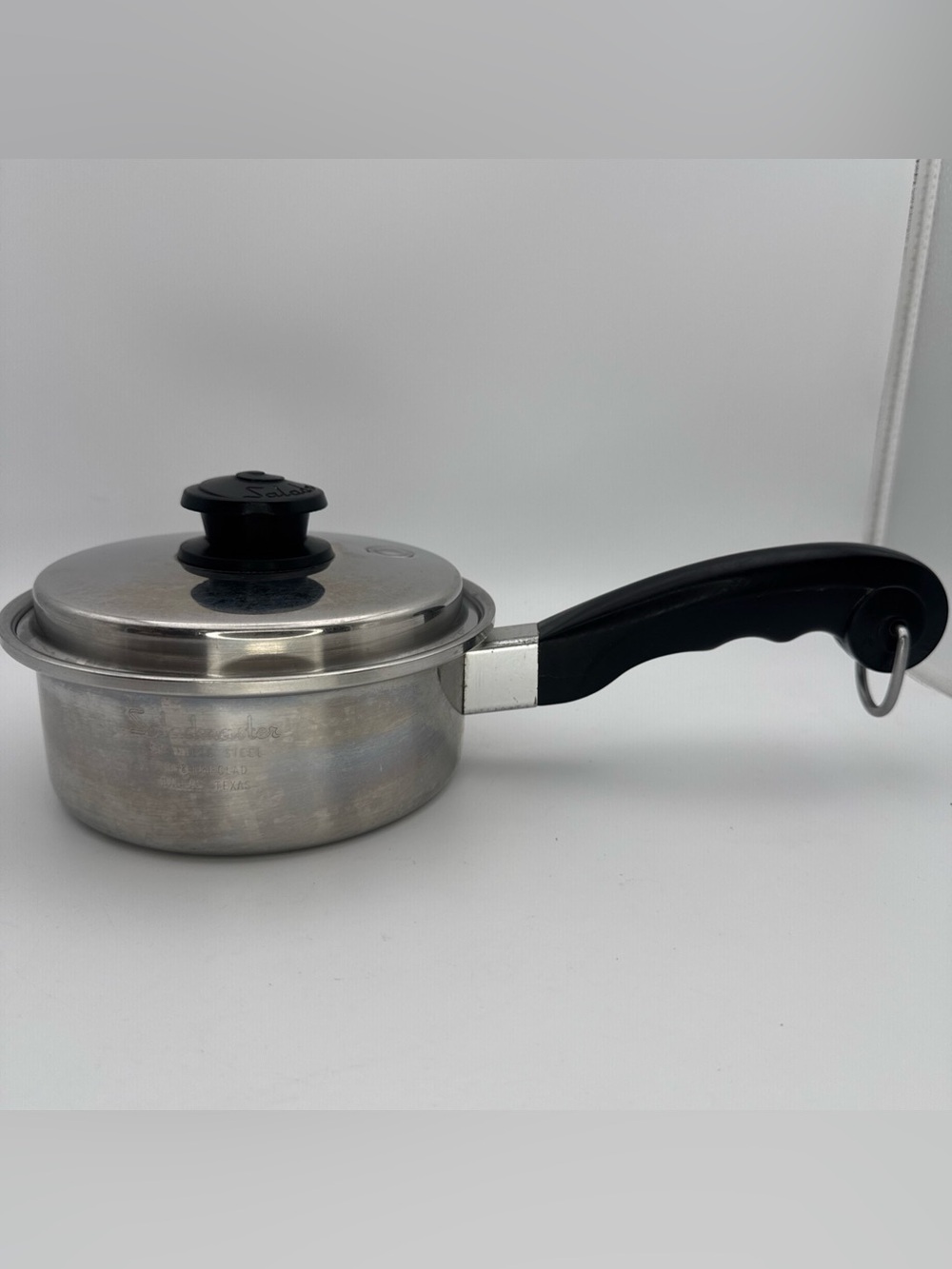 Saladmaster 1 Qt Saute Sauce Pan Pot 18-8 Tri-Clad w/ Vapo Lid Made In USA